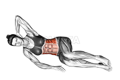 Side Sit-up demonstration