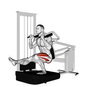 Lever Pistol Squat demonstration