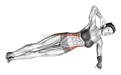Lateral Side Plank demonstration