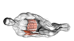 Curl de biceps lateral cu greutate corporală demonstration