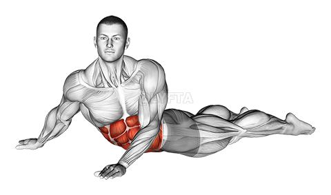 Rotating Stomach Stretch demonstration