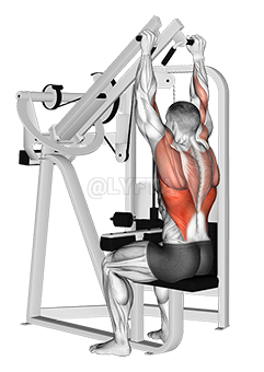 Lever Lateral Wide Pulldown demonstration