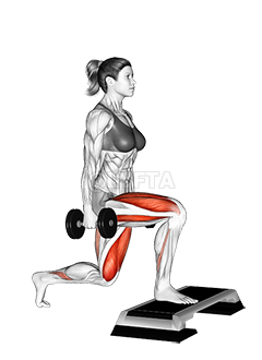 Dumbbell Split Squat Front Foot Elevanted - Video Guide