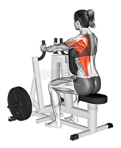 Lever Alternating Narrow Grip Seated Row demonstration