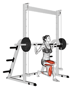 Smith Split Squat demonstration