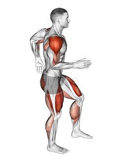 Trot rapid pe loc demonstration