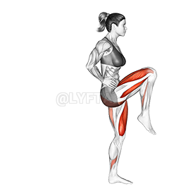 High Knees Lunge demonstration