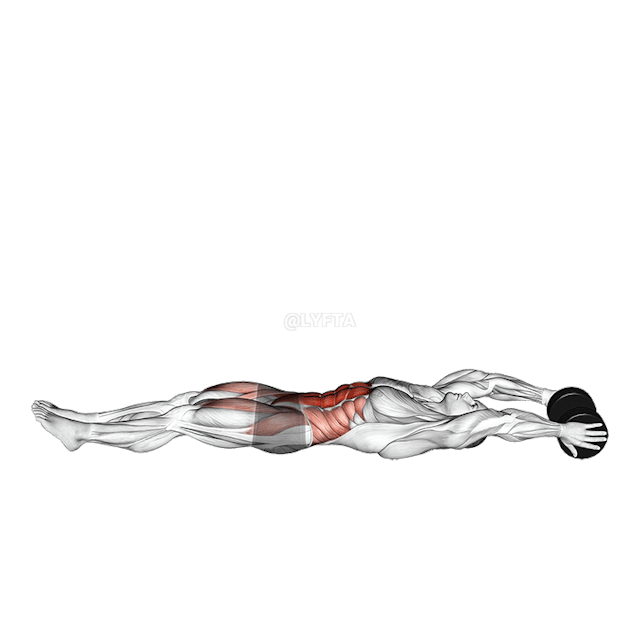 Dumbbell V-up demonstration