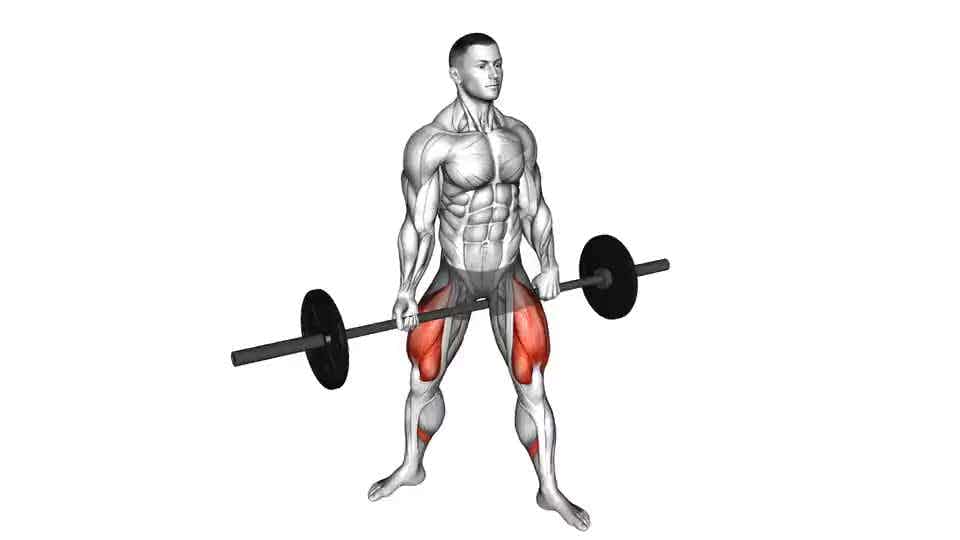 Thumbnail for the video of exercise: Cluiche Barbell Jefferson Squat