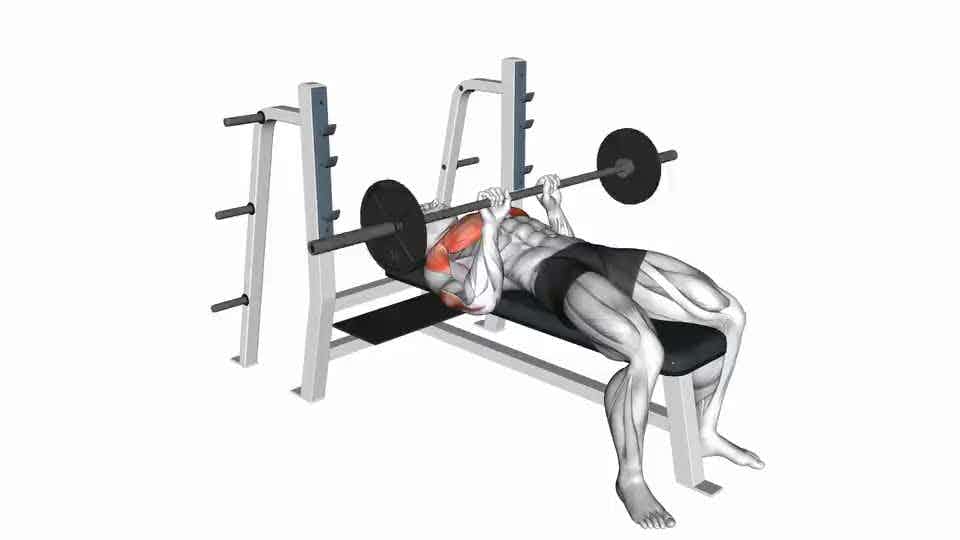 Thumbnail for the video of exercise: Barbell JM Bench Press