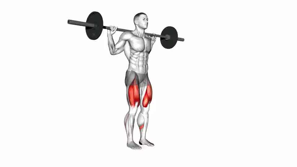 Thumbnail for the video of exercise: Barbell Lunge