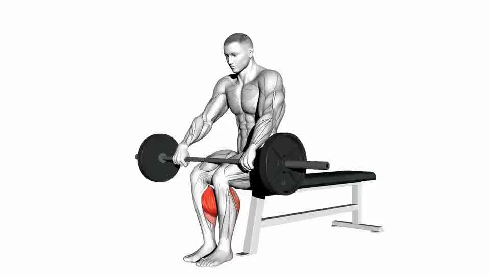 Thumbnail for the video of exercise: Seated Calf Raise