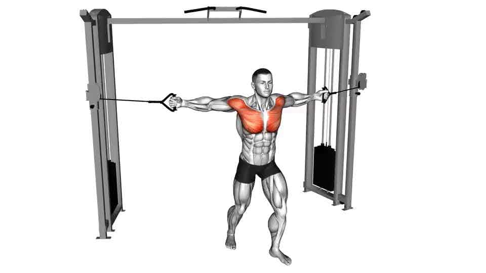 Thumbnail for the video of exercise: Cable Middle Fly