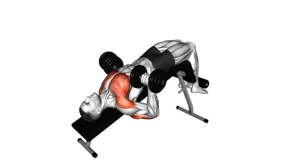 Thumbnail for the video of exercise: Dekline Bench Press