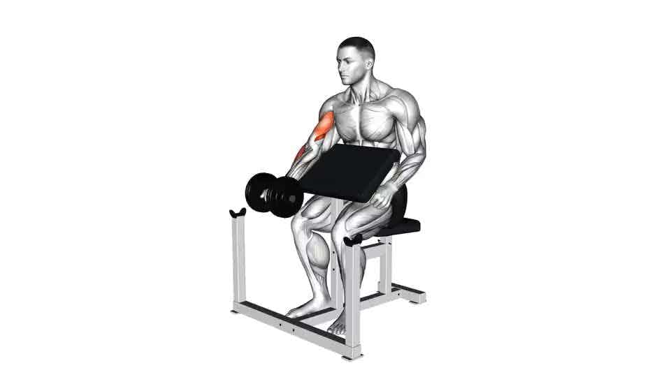 Dumbbell leg curl exercise instructions and video