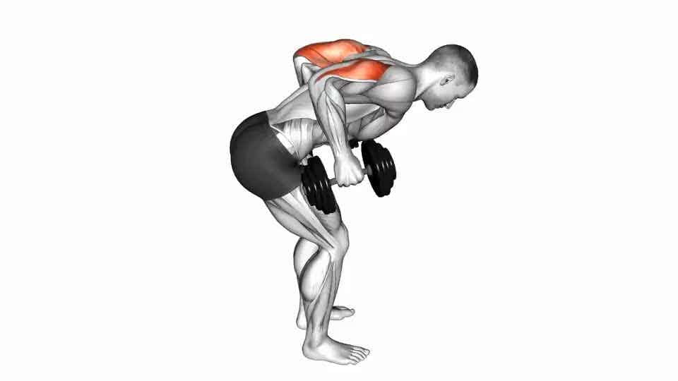 Thumbnail for the video of exercise: Dumbbell Standing Kickback