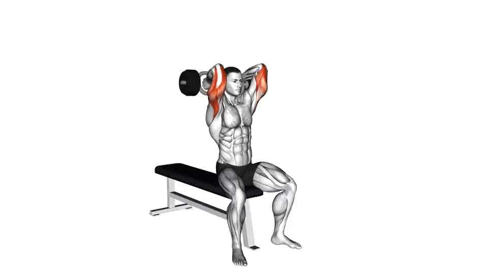 Thumbnail for the video of exercise: Olympic Barbell Triceps Extension