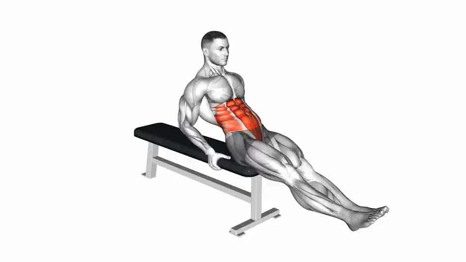 Thumbnail for the video of exercise: Seated Leg Raise