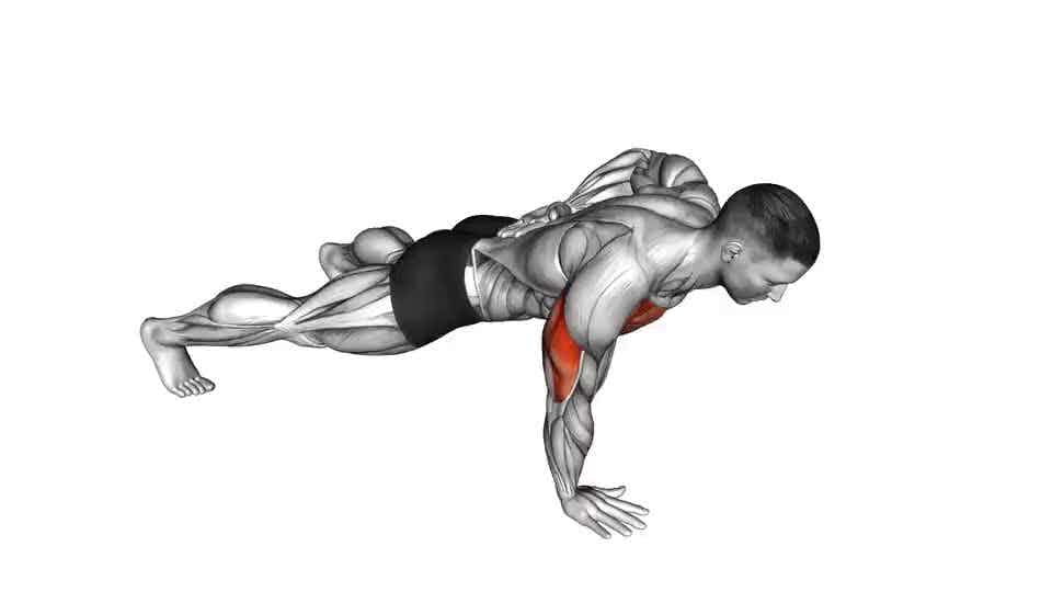 Thumbnail for the video of exercise: Single Arm Push-up