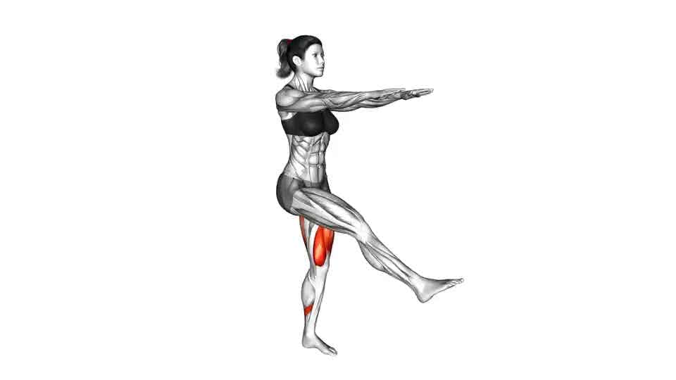 Thumbnail for the video of exercise: Single Leg Squat