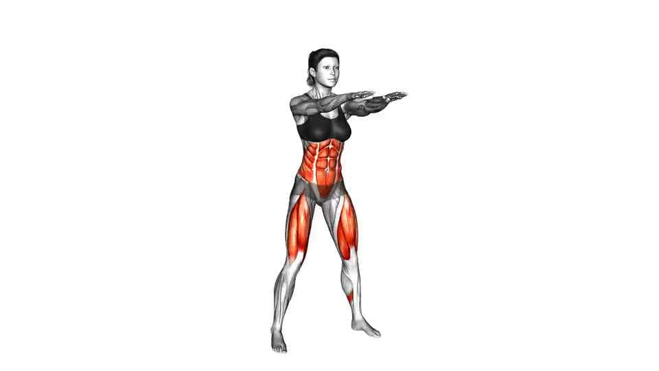 Thumbnail for the video of exercise: Twist Squat