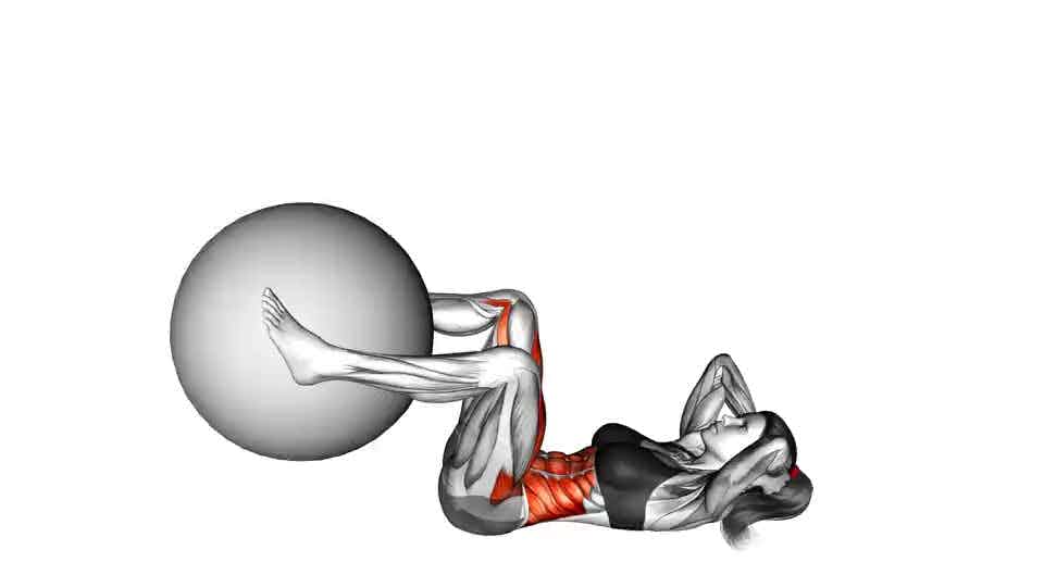 Stability ball leg extension crunch guide and video
