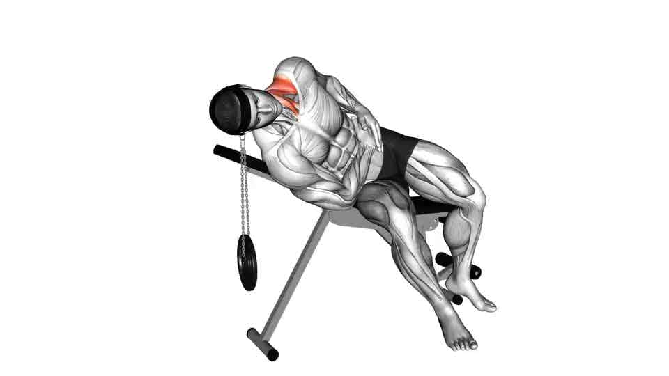 Thumbnail for the video of exercise: Weighted Lying Side Lifting Head