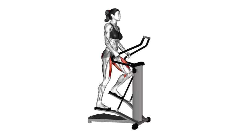 Thumbnail for the video of exercise: Lever stepper