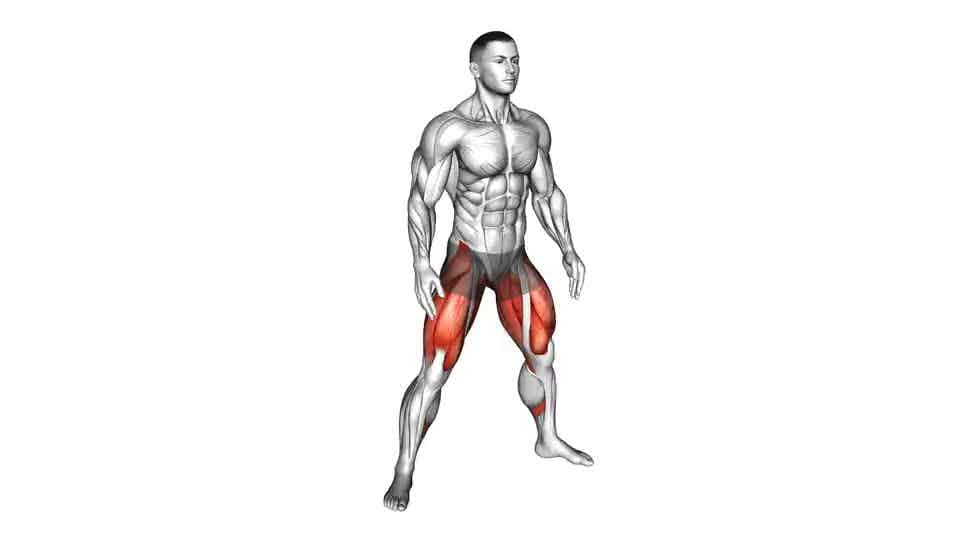 Dumbbell sumo squat exercise guide and video