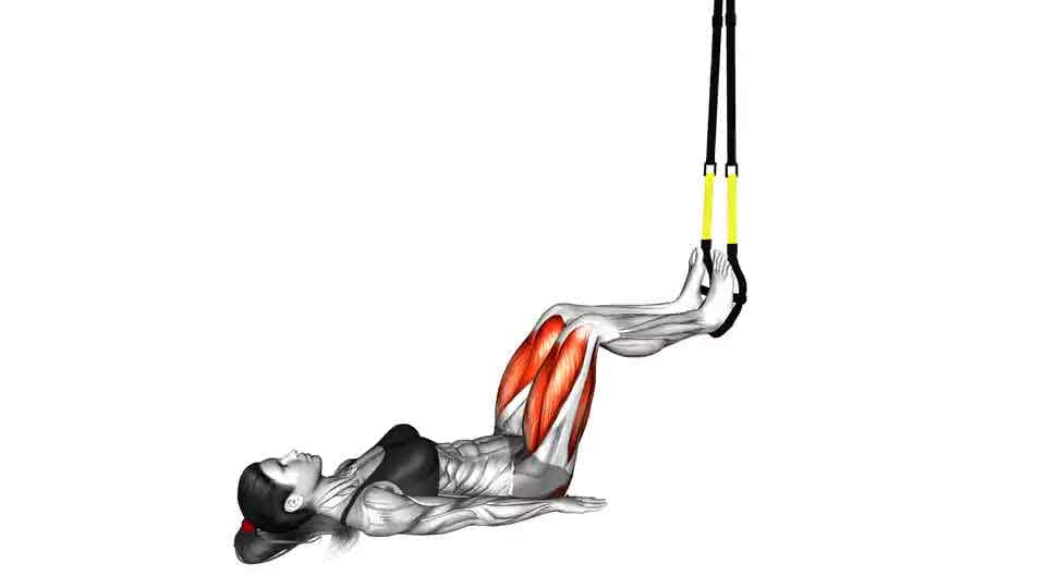 Thumbnail for the video of exercise: Pont ya hanche ya suspension