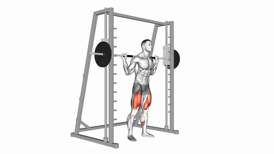 Thumbnail for the video of exercise: Smith Low Bar Squat