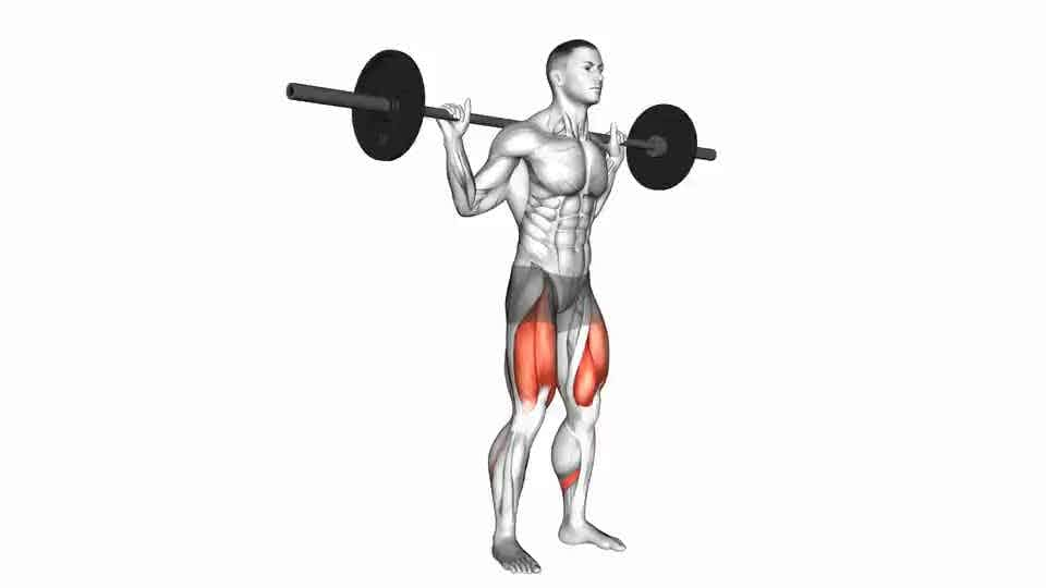 Thumbnail for the video of exercise: Low Bar Squat