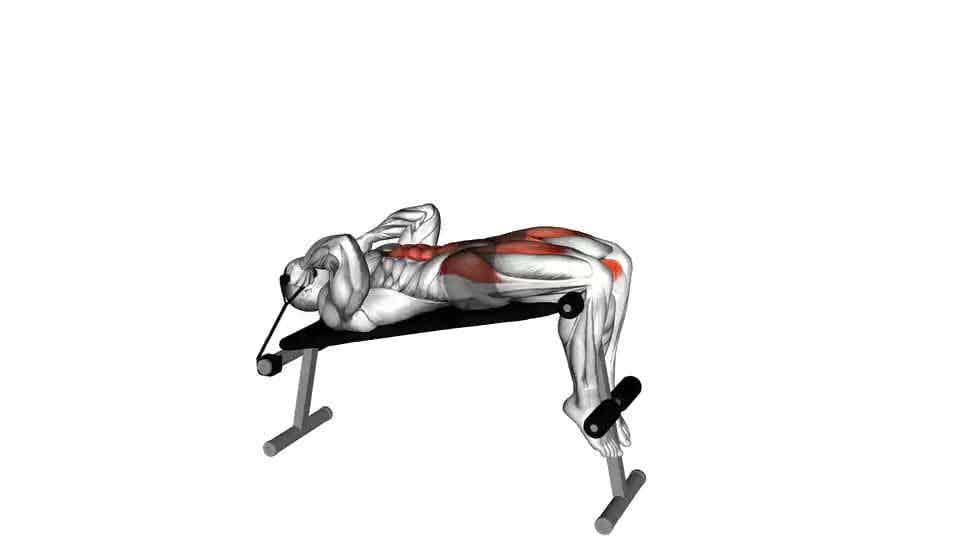 Thumbnail for the video of exercise: Band Decline Sit-up