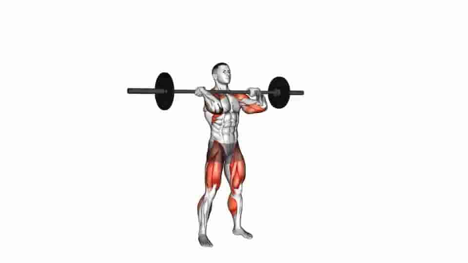 Thumbnail for the video of exercise: Barbell Split Jerk