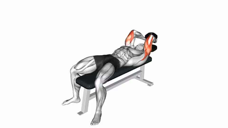 Lying Tricep Extension  Illustrated Exercise Guide