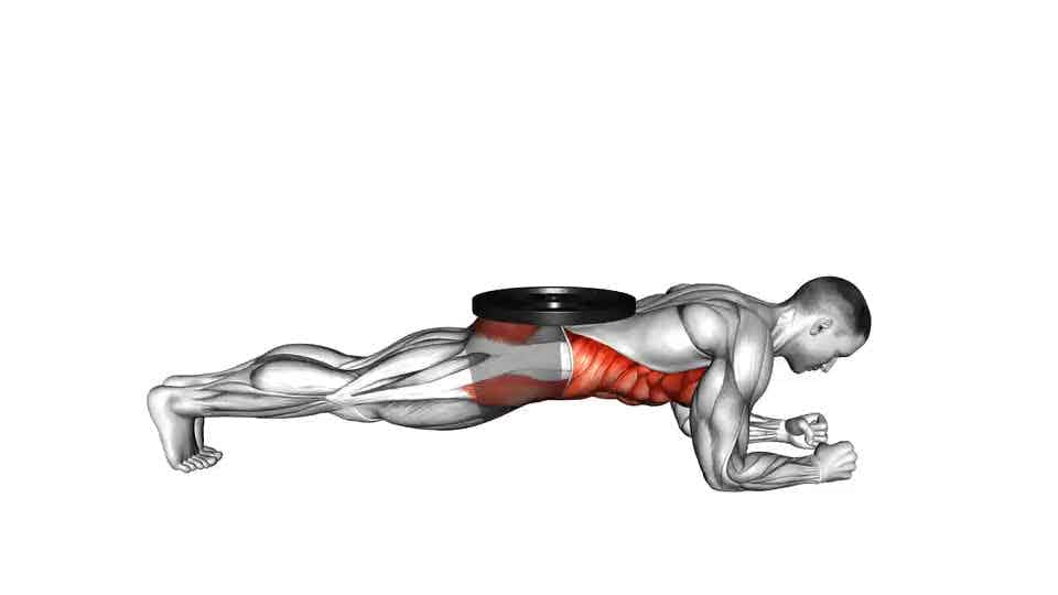 Thumbnail for the video of exercise: Weighted Front Plank