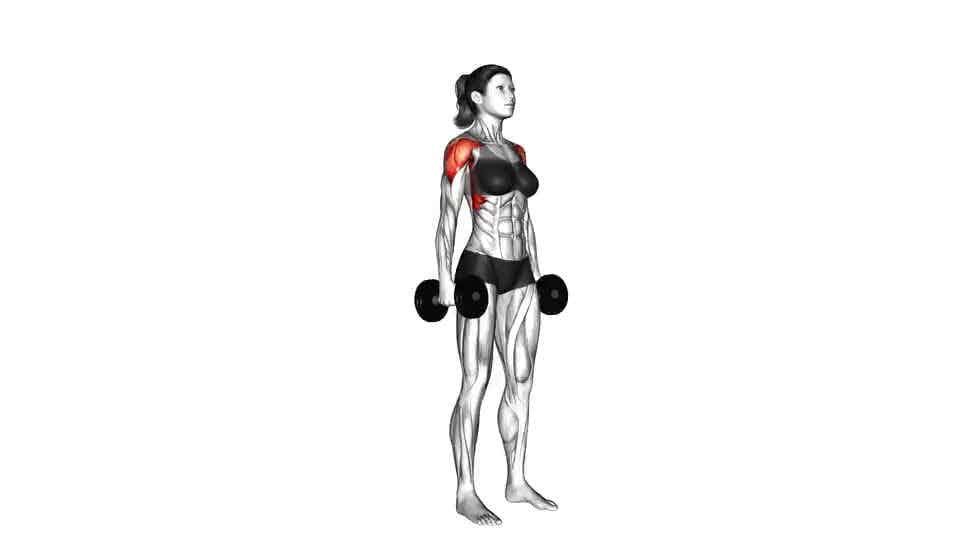 Thumbnail for the video of exercise: Hoʻokiʻekiʻe ʻaoʻao o Dumbbell