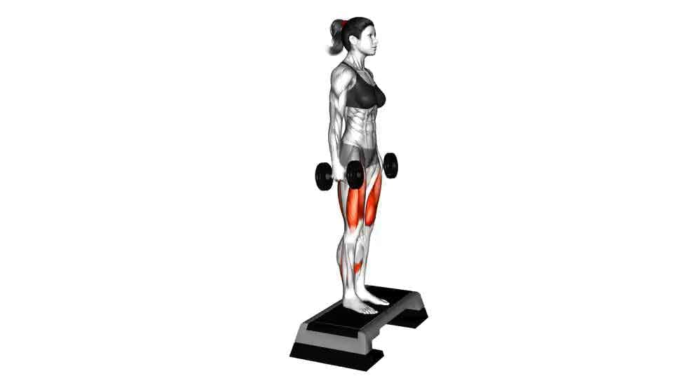 Thumbnail for the video of exercise: Dumbbell Rear Lunge from Step