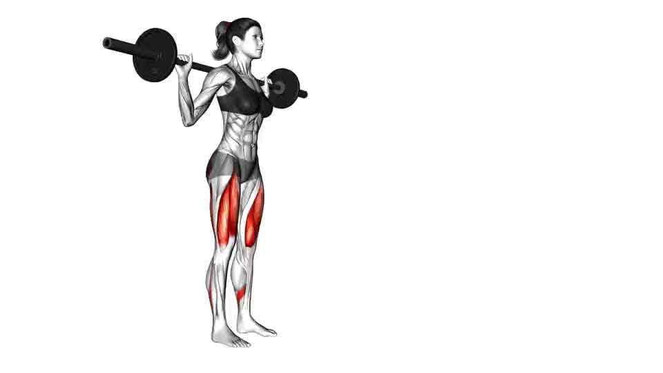 Thumbnail for the video of exercise: Barbell Lunge