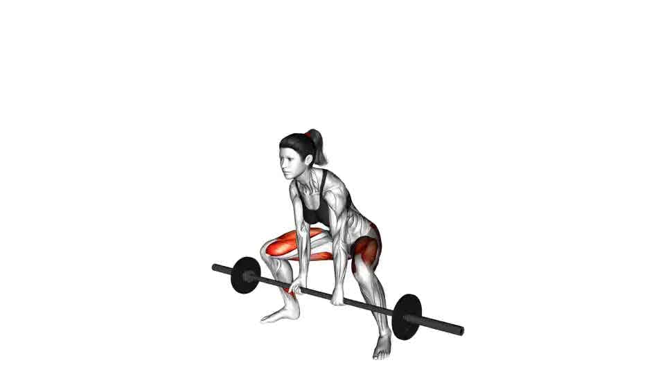 Thumbnail for the video of exercise: Barbell Sumo Deadlift