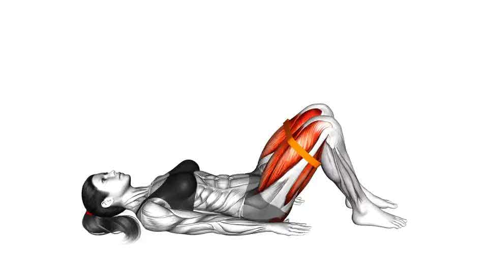 Thumbnail for the video of exercise: Resistance Band Glute Bridge