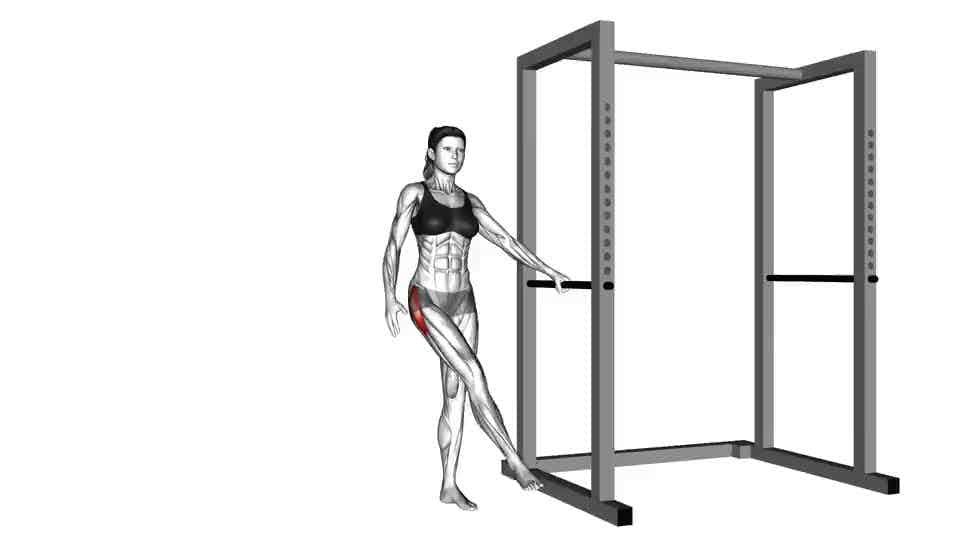 Thumbnail for the video of exercise: Side to Side Leg Swings