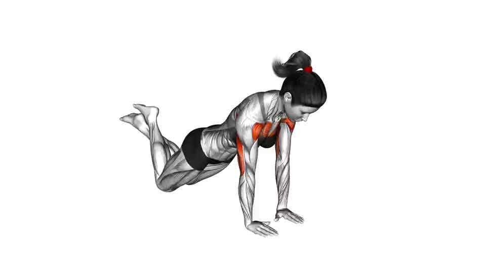 Thumbnail for the video of exercise: Close-grip Push-up