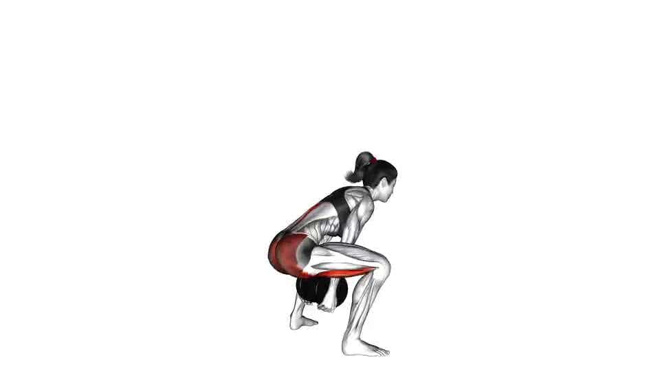 Thumbnail for the video of exercise: Dumbbell Sumo Pull Through