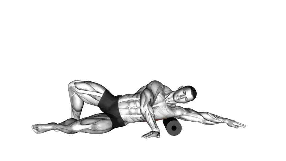 Thumbnail for the video of exercise: Roll Lat Foam Rolling