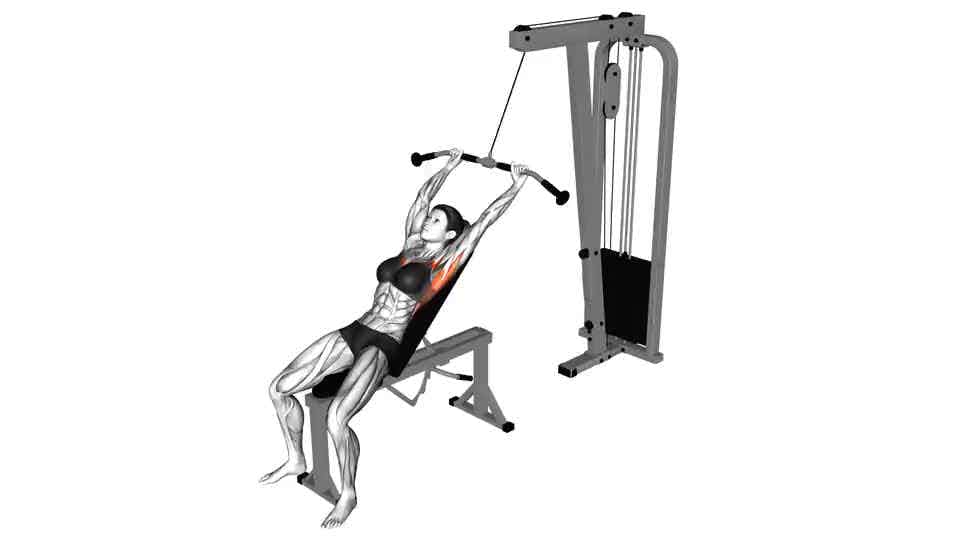 Thumbnail for the video of exercise: Cable Incline Pushdown