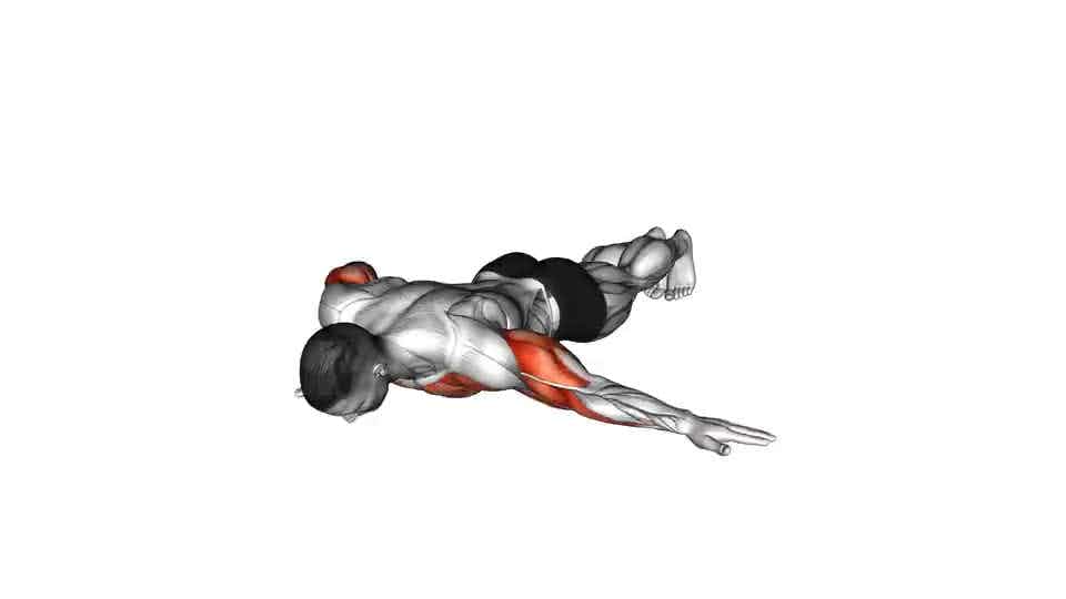Thumbnail for the video of exercise: Archer Push up