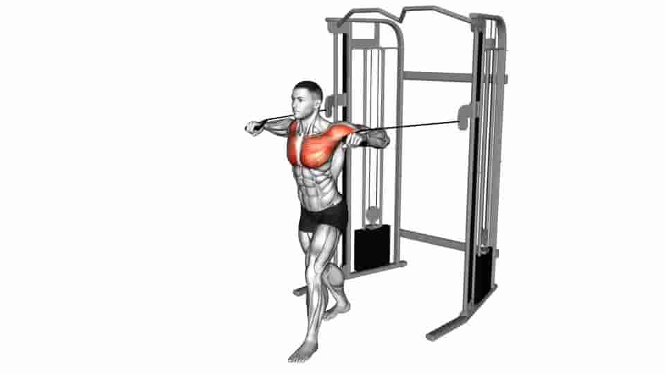 Cable Standing Chest Press - Video Guide | Lyfta