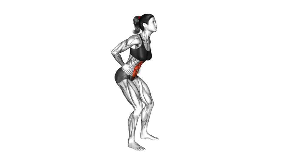 Thumbnail for the video of exercise: Standing Pelvic Tilt