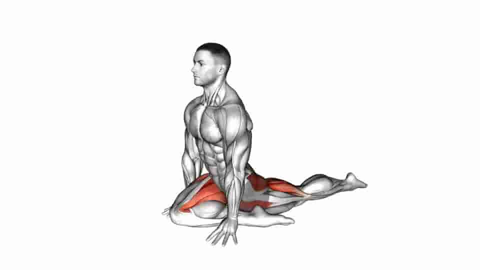 Thumbnail for the video of exercise: Lying Leg Tuck Hip Stretch